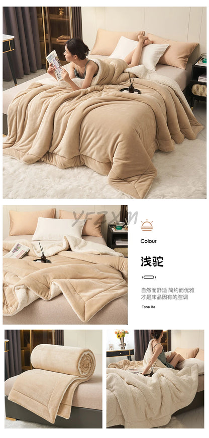 Lambswool Blanket Autumn Winter