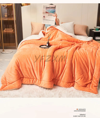 Lambswool Blanket Autumn Winter