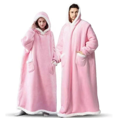 Blanket Pyjamas with Sleeves Winter Hoodies