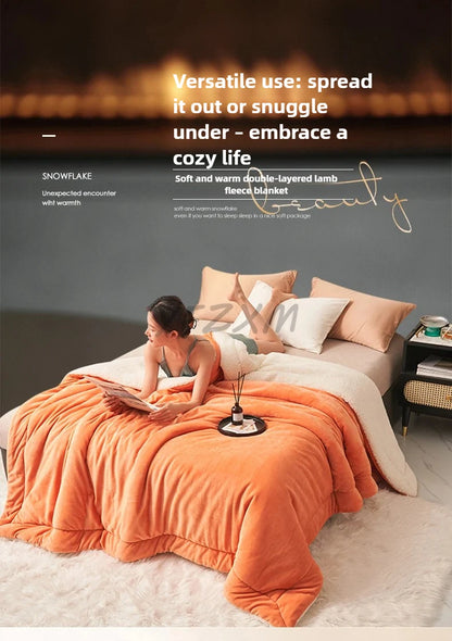 Lambswool Blanket Autumn Winter