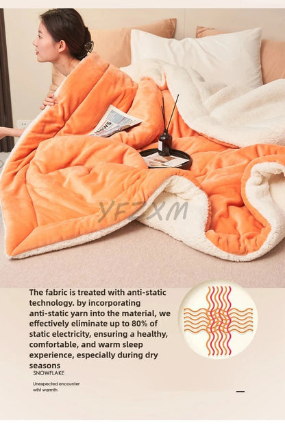 Lambswool Blanket Autumn Winter