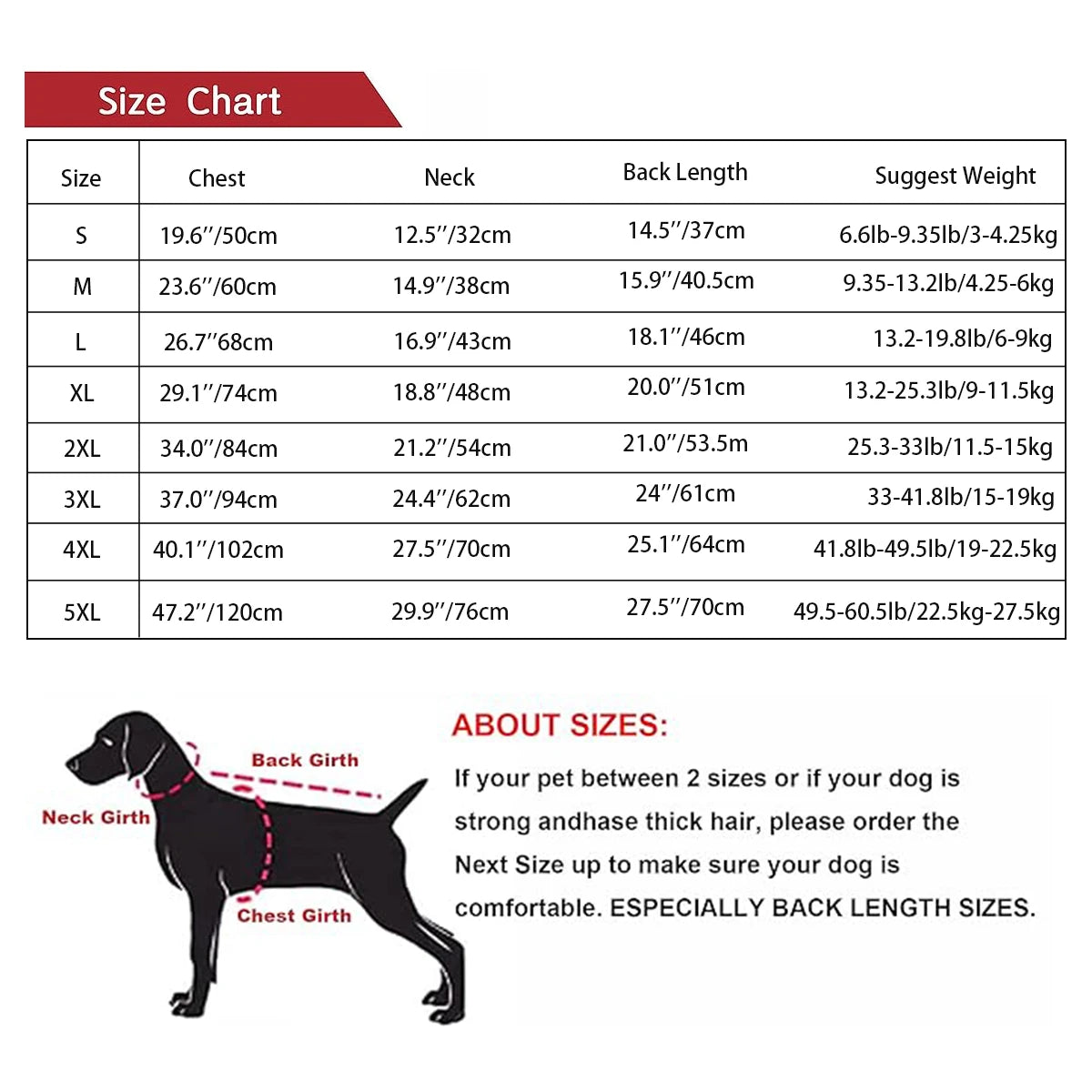 Generic Dog Winter Coat