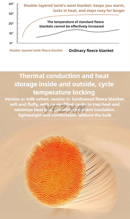 Lambswool Blanket Autumn Winter