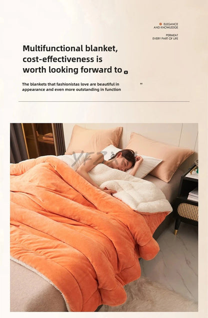 Lambswool Blanket Autumn Winter